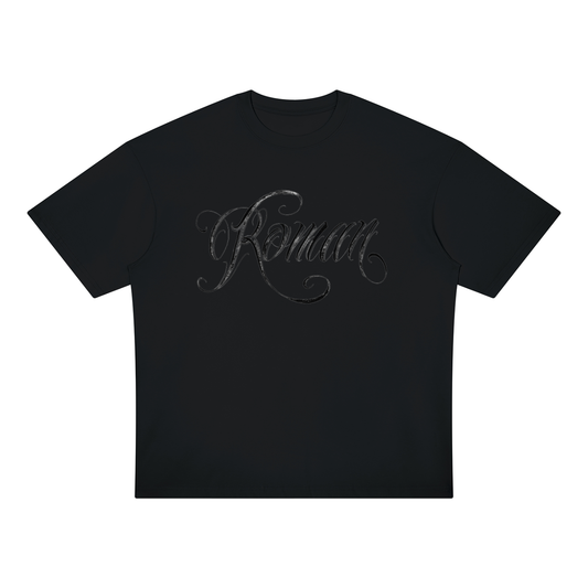 Oversized Romans W Rose Tee
