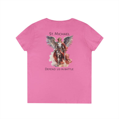 Ladies' V-Neck St. Michael