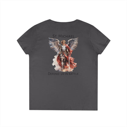 Ladies' V-Neck St. Michael