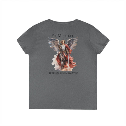 Ladies' V-Neck St. Michael