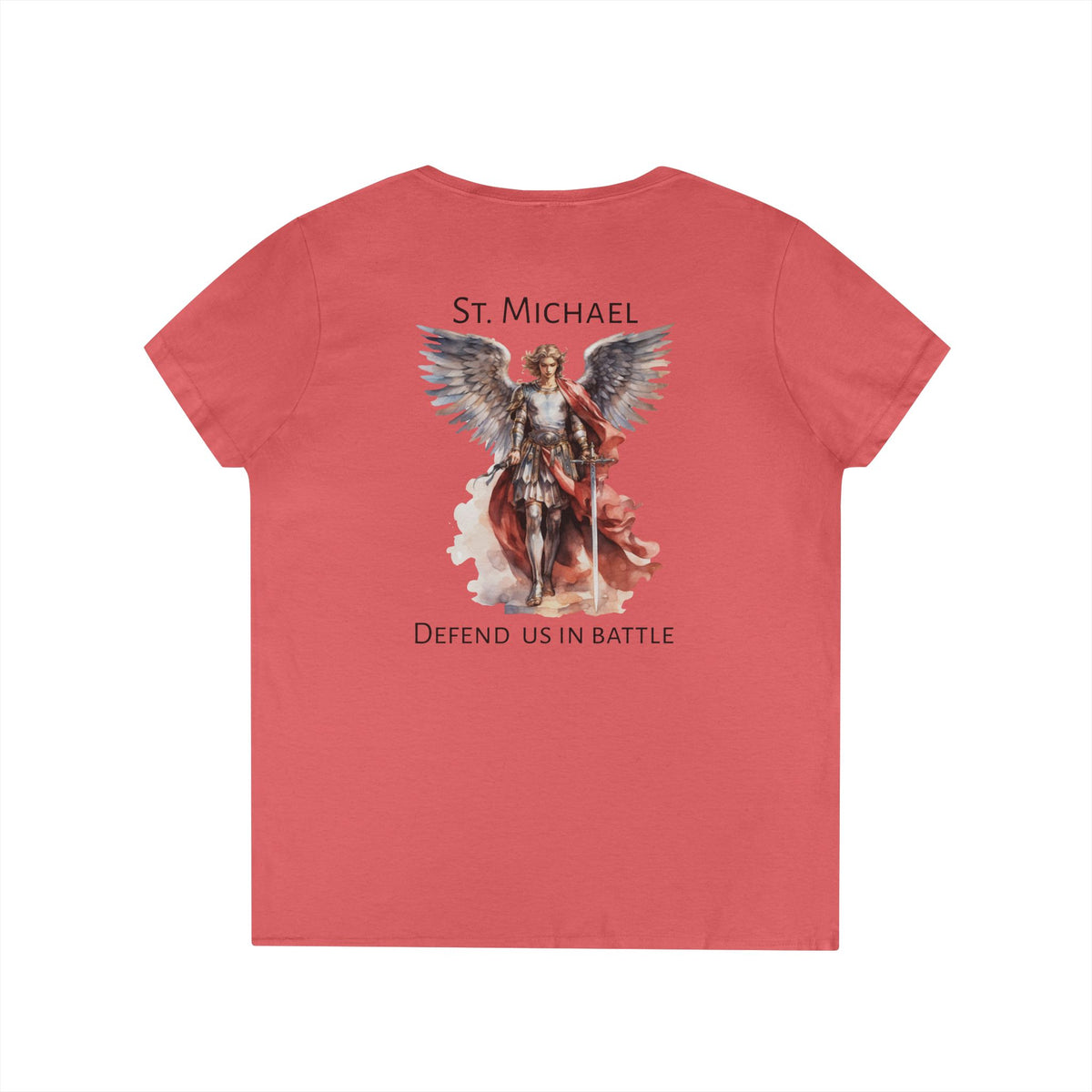 Ladies' V-Neck St. Michael