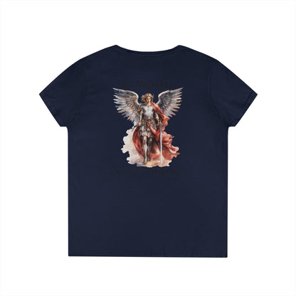 Ladies' V-Neck St. Michael
