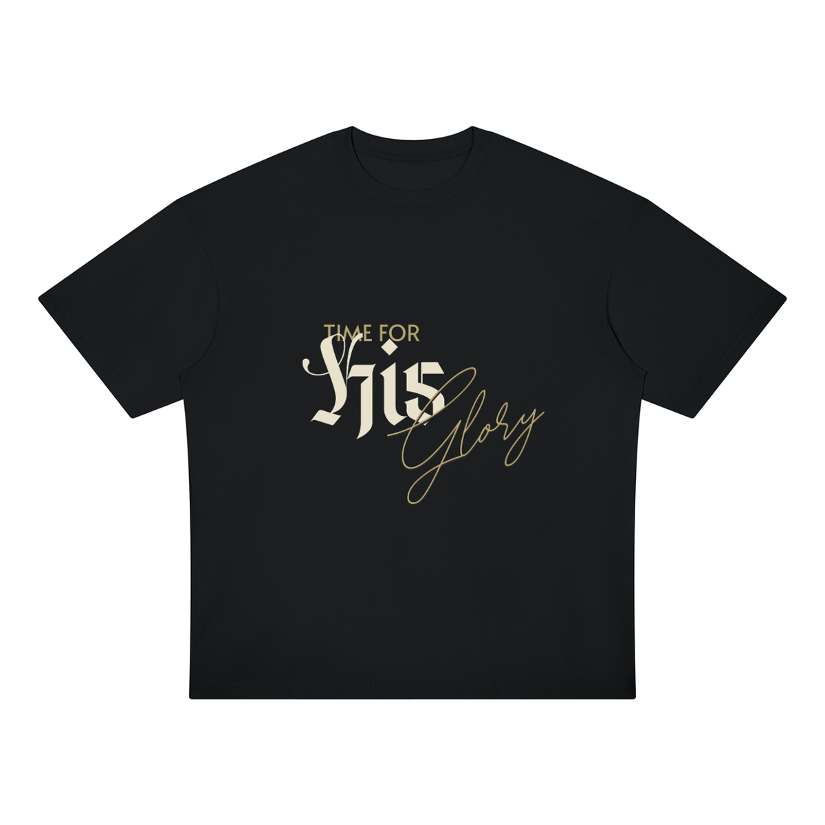 Oversized Time for his Glory Tee