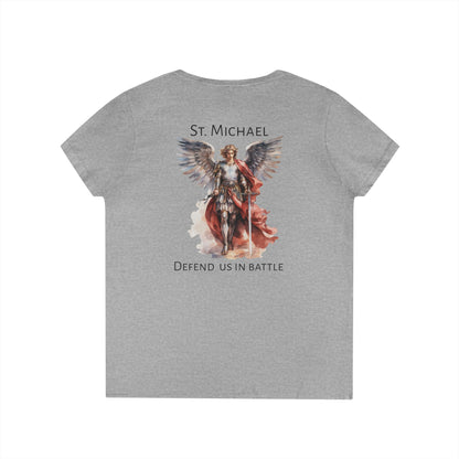 Ladies' V-Neck St. Michael