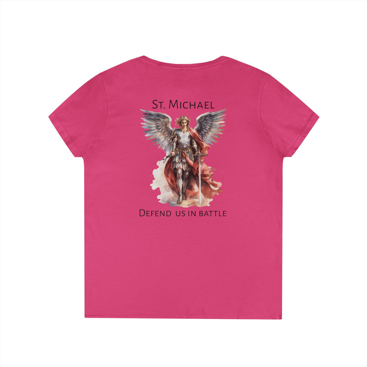 Ladies' V-Neck St. Michael