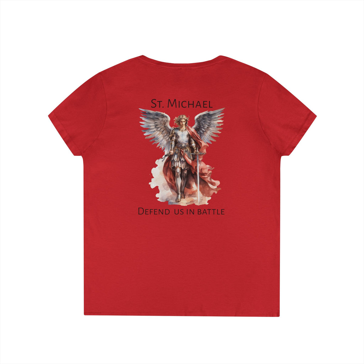 Ladies' V-Neck St. Michael