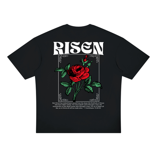 Oversized Risen Rose T-shirt
